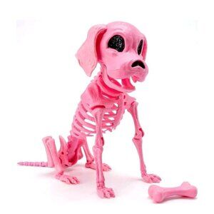 JOYIN Posable Halloween Dog Skeleton Full Body Posable Joints Skeleton Puppy